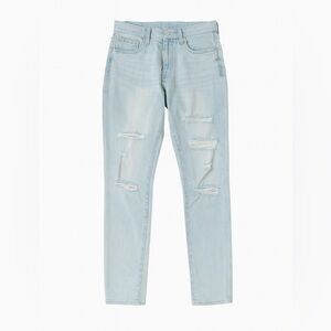 H&M Blue Skinny Jeans with Faded Look